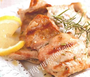 Курица с лимоном и розмарином