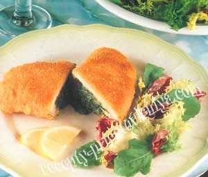 Куриное филе со шпинатом