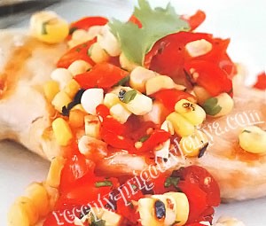 Курица с томатной сальсой