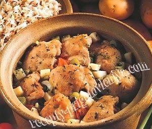 Окорочка в горшочке