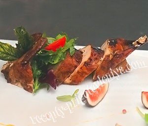 Перепелка с инжиром и фуа-гра