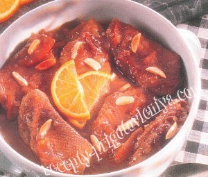 Утиные грудки в горьком соусе