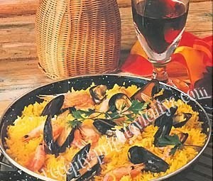 Паэлья с морепродуктами