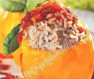 Сладкий перец с рисом