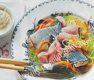 Карп с соусом из хрена