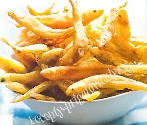 Корюшка с шафрановым соусом