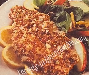 Окунь с миндальной корочкой
