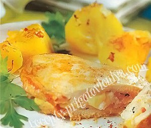 Отбивные с сыром и беконом