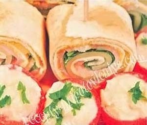 Ветчинные рулетики