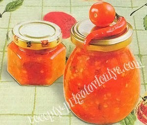 Аджика с баклажанами