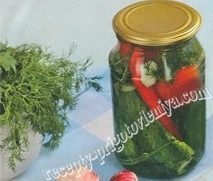 Маринованные с водкой огурцы
