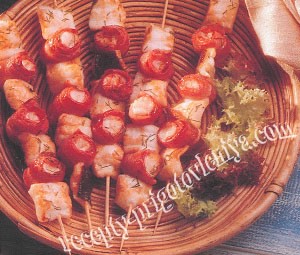 Рыбные кебабы
